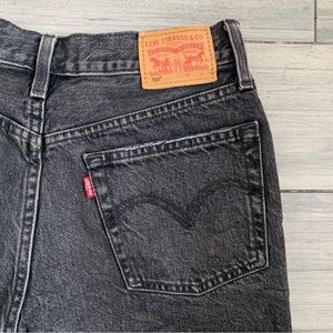 Levis 501 black shorts